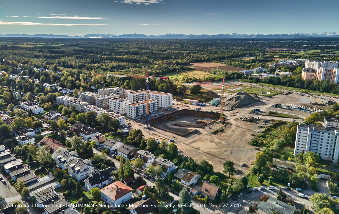 27.09.2020 - Baustelle Alexisquartier in Neuperlach